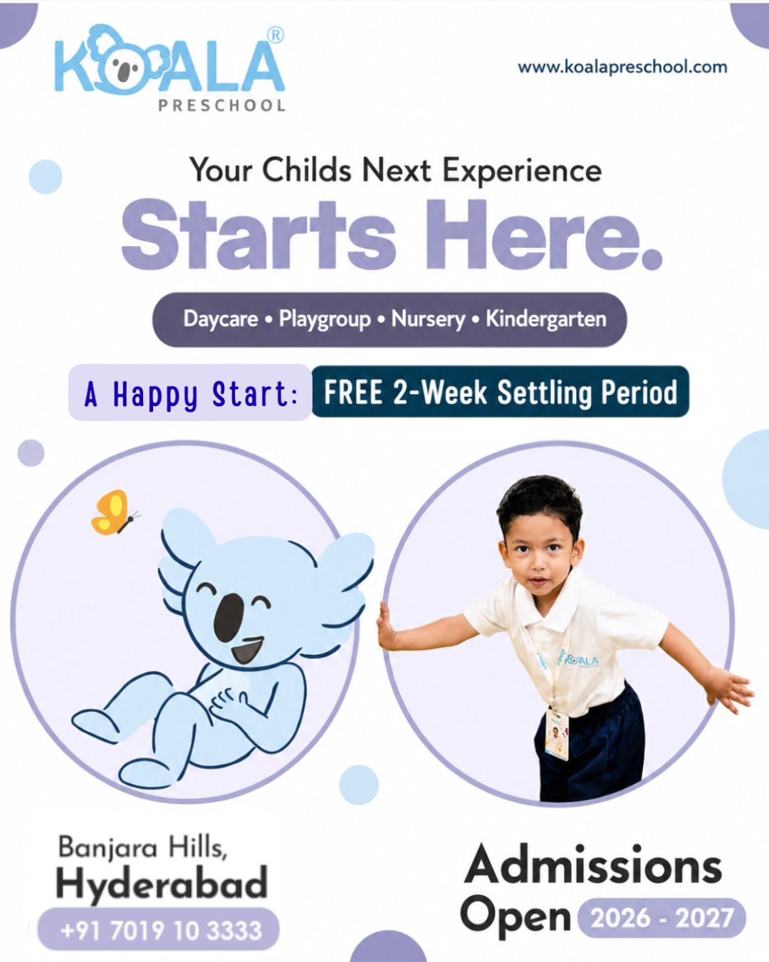 Admission Banner